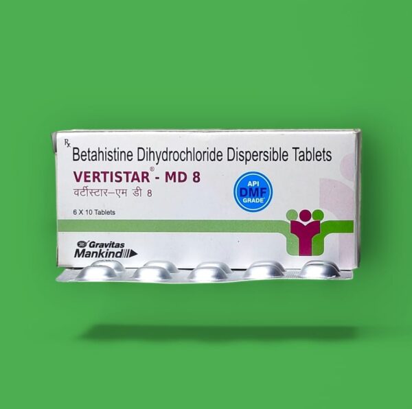 VERTISTAR-MD 8 TABLETS