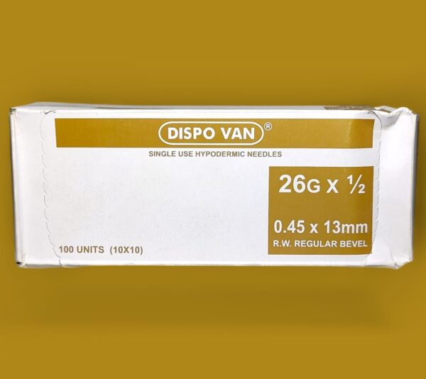 DISPO VAN 26 NO. NEEDLES
