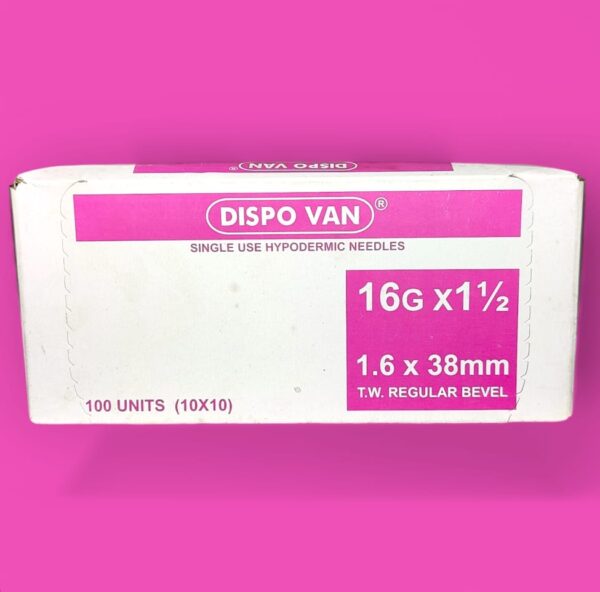 DISPO VAN 16 NO. NEEDLES