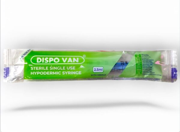 DISPO VAN SYRINGE 2.5 ML