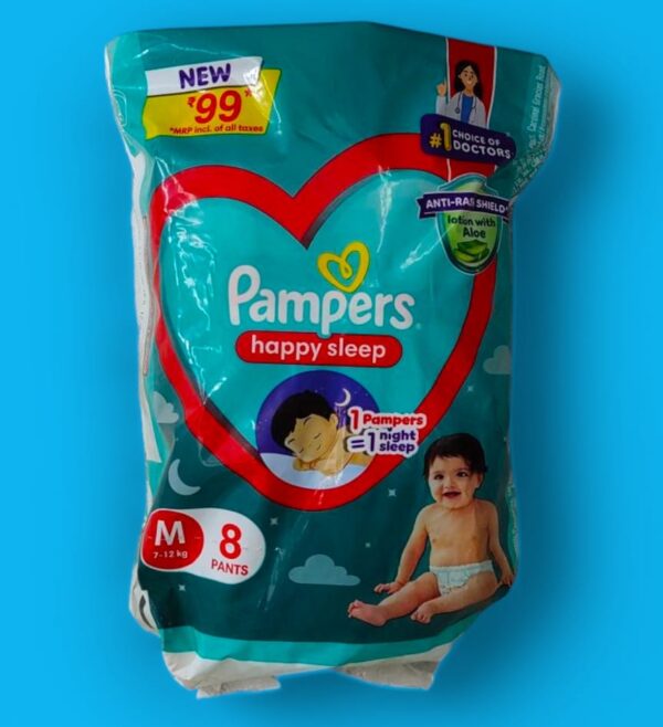 PAMPERS (M) SIZE 8 PANTS