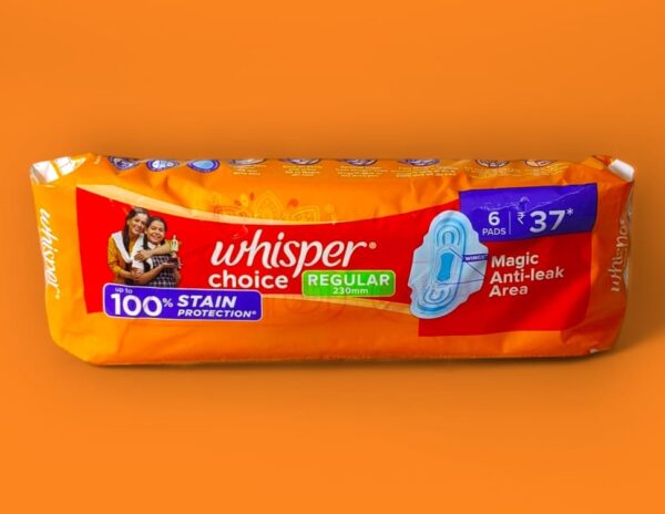 WHISPER CHOICE REGULAR 6 PADS