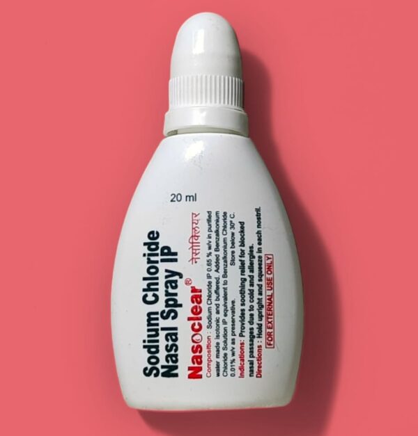 NASOCLEAR NASAL SPRAY 20 ML
