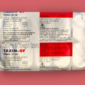 TAXIME-OF TABLETS