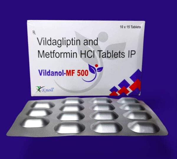 VILDANOL-MF 500 TABLETS