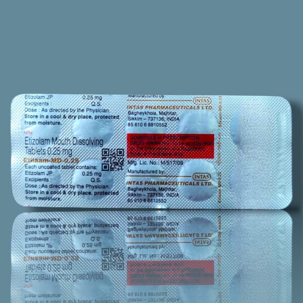 ETILAAM-MD-0.25 MG