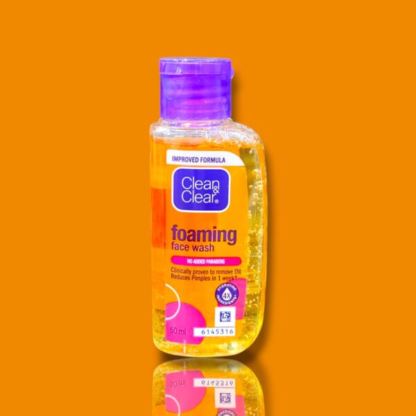 CLEAN & CLEAR FACE WASH 50ML