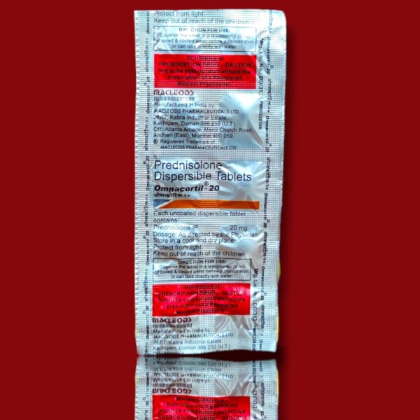 OMNACORTIL 20MG TABLET