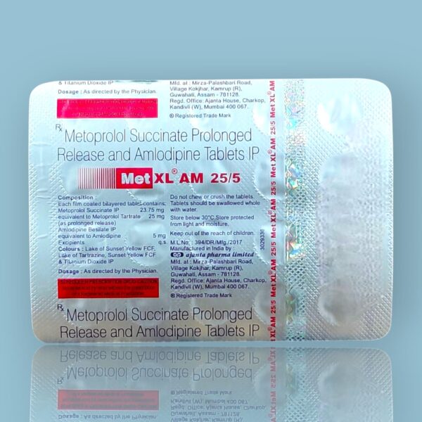 MET XL AM 25/5 TABLET